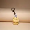 Figuritas de Animales del Zodiaco de Dibujos Animados Talladas en Boj, Colgantes para Teléfono Móvil, Artesanías de Madera, Artículos Decorativos, Populares en Atracciones Turísticas y Puestos Callejeros