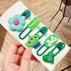 Versión Coreana Ins Tiktok Nuevo Pasador de Mariposa con Pedrería y Perlas Moda Simple Juego de 5 Piezas Pinza para el Cabello Set de Pinzas Laterales