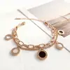 Nuevo Producto Precio Especial Pulsera de Acero de Titanio para Mujer, Estilo Ins Europeo y Americano, Accesorio de Moda Minimalista, Alta Calidad, Conserva el Color, Joyería de Mano Versátil