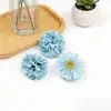Cabezas de Flores Artificiales de Hortensia y Crisantemo para Manualidades Corona Hecha a Mano Accesorios para Tocados Pasadores Gorra de Graduación Decoración del Hogar Flores Falsas