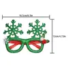 Gafas Navideñas Papá Noel Muñeco de Nieve Cuernos de Reno Monturas de Gafas Suministros de Decoración para Fiestas Infantiles Gafas Navideñas al por Mayor