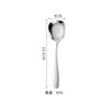 304 Aço Inox Louça Sopa Colher Fundo Plano Colher de Arroz Colher de Sopa Aprofundada Colher Quadrada Criativa Colher de Sorvete Infantil