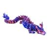 Impressão 3D ornamentos de dragão de cristal dragão articulado feito à mão brinquedo artesanato dragão chinês ovo de dragão atacado transfronteiriço