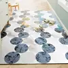 Alfombra de estilo nórdico para sala de estar, mesa de centro sencilla, sofá, dormitorio, alfombra de cobertura total, alfombra de mesita de noche, alfombra de área grande para uso doméstico