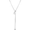 Collar largo de perlas dibujables con diseño de nicho 2023, nuevo collar de cadena de suéter de temperamento simple de alta gama de nicho
