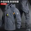 Nova Jaqueta de Trabalho Casual para Primavera e Outono, Resistente ao Desgaste, Elástica, com Múltiplos Bolsos, para Ciclismo, Pesca, Roupa de Proteção do Trabalho