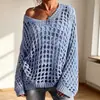 Cárdigan Sexy de Punto Hueco Protección Solar Transfronterizo Nuevo Estilo Ropa de Punto para Vacaciones Ropa de Abrigo para Mujer Primavera/Verano Cubre-traje de Playa Ropa para Mujer