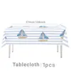Nuevo Tema de Feliz Cumpleaños Fiesta de Cumpleaños Vajilla Infantil Set Platos de Papel Vasos Servilletas Tenedores Azul Regalo Pastel