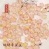Pó Dourado Fosco Estrela de Cinco Pontas Furo Reto Estrela Handmade DIY Adereço de Cabeça para Traje Antigo Grampo de Cabelo Brincos Pacote de Materiais Acessórios