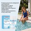 Tabletas Limpiadoras para Piscina Jakehoe Disuelven Manchas y Eliminan Olores para un Mantenimiento Diario Conveniente de la Piscina