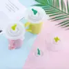 Tapa Creativa de Silicona para Taza de Cactus Redonda Dibujos Animados Taza de Té Antipolvo a Prueba de Fugas Multifuncional Tapa Sellada para Taza