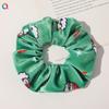 Qiyue Navidad Liga para el Cabello Intestino Grueso Fantasía Navidad Terciopelo Liga para el Cabello Intestino Grueso Zona de Ligas para el Cabello de Mujer, Soporte de Prueba