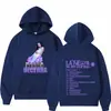 Sudadera con capucha para hombre y mujer de alta calidad, manga larga, moda casual, portada de álbum de la cantante Maria Bellesa 2025