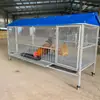 Juego completo de gallineros jaulas para pollos jaulas para pollos patos conejos a prueba de lluvia para exteriores jaulas para palomas ratas comadrejas jaulas para pollos encriptadas Leidezhushu