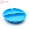 Prato de jantar de silicone infantil Creative Smiley, tigela de sucção suplementar para alimentos infantis, prato de jantar de silicone antiderrapante para bebês de uma peça