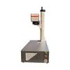 Máquina Marcadora Láser de Fibra Pequeña de 20W Anillo Llavero Logo Ferretería para Equipaje Botones Rodamientos Grabador