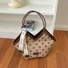 Bolso de mano transfronterizo estilo coreano para chica dulce, bolso de hombro de moda con estampado de lunares, bolso de hombro para mujer de gran capacidad