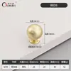 Manija de Cajón de Aleación de Zinc Estilo Francés, Manija de Puerta de Gabinete, Manija de Puerta de Armario, Herraje Minimalista de Lujo Ligero de un Solo Agujero
