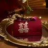 Caixa de Doces 2023 Nova Sacola de Doces de Caqui Caixa de Doces para Casamento Embalagem de Caixa de Presente de Alto Nível Caixa de Doces Suprimentos para Casamento