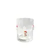 Taza de Vidrio de Borosilicato con Parche 3D Personalizado, Taza de Agua de Vidrio Creativa Resistente al Calor, Taza de Leche para el Hogar, Taza de Café Disponible