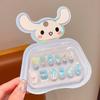 Lindas pegatinas de uñas de la serie Sanrio, exquisitas pegatinas de uñas para niños, pegatinas de uñas Kulomi Meruti para niños