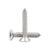 En Stock Tornillos Autorroscantes de Acero Inoxidable 304 Cabeza Avellanada Phillips M1.4~M3Ka Tornillos Phillips Acero Inoxidable Avellanada Plana Autorroscantes