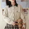 Comercio Transfronterizo 2026 Primavera/Verano Nuevas Camisas Casuales Estilo Coreano Camisas de Mezclilla Cortas Sueltas Chaquetas Pequeñas