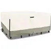 Ventas directas de fábrica, fundas de mesa en stock, protectores de muebles universales impermeables y a prueba de polvo para patios y jardines exteriores