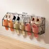 Sapateira de parede atrás da porta, design simples para dormitórios, sem necessidade de furar, adequada para paredes de banheiro, uma solução de armazenamento para sapatos
