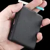 Paquete de 20 Porta Cigarrillos de Tamaño Mediano, Modelo de Doble Propósito de Metal Negro Mate para Hombres, Soporte Portátil para Cigarrillos, Resistente a la Presión y a la Humedad