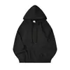 Nueva sudadera con capucha de felpa 100% algodón, tamaño extragrande para hombre, streetwear casual y versátil, corte holgado, personalizable
