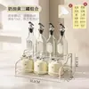 Conjunto de Potes para Temperos Novo Estilo Luxo Leve, Caixa de Especiarias, Conjunto de Garrafas para Temperos, Pote para Armazenamento de Temperos, Caixa de Armazenamento para Cozinha, Pote de Cerâmica para Condimentos