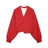 Atacado de roupas femininas transfronteiriço 2026 novo estilo europeu e americano versátil jaqueta curta top 2448136