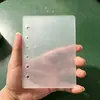 A6A7 Cartão Divisória PET Transparente Cartão DIY Feito à Mão Páginas Internas Diário de Observação de Estrelas Recarga Folha Solta 6 Furos