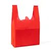 Bolsas de Tela No Tejida Ecológicas en Stock para Tiendas de Ropa, Bolsas de Compra para Supermercado, Bolsas Chaleco No Tejidas Promocionales, Hechas a Medida