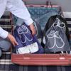 Fábrica direta atacado não-tecido saco de armazenamento sapatos saco de armazenamento cordão de viagem saco de armazenamento saco de sapatos à prova de poeira