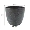 Vasos de Flores e Plantas Verdes para Jardinagem Espessos Estilo Europeu Vasos de Flores Simples Sala de Estar Doméstica Varanda Vasos de Flores de Plástico de Chão