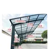 Aleación de Aluminio Carport Unilateral Personalización de Fábrica Empresa Comercial Toldo Parasol Tablero de Policarbonato de Resistencia Carport Resistente a Tifones