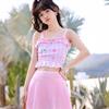 Traje de Baño para Niños de Secado Rápido Falda Dividida para Mujer Traje de Baño de Princesa para Bebé Lindo Estilo Occidental Traje de Baño de Tirantes para Niños