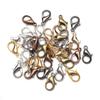 Nova liga multicolor fecho de lagosta 10/12/14mm atacado DIY jóias pulseira acessórios material 50 PCs/saco
