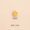 Retenção de cor forte acessórios cor de areia e ouro joias DIY pulseira contas com furo passante desejáveis pulseira de ouro antigo acessórios tecidos para joias