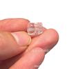 Natural Branco Cristal de volta Nuvem transparente escultura do corpo DIY acessórios deslizantes pulseira contas artesanal corda trançada