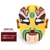 Máscara Facial de Ópera de Pequim em EVA Estilo Chinês para Crianças Bolsa de Materiais Criativos Feita à Mão Adesivo