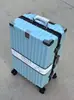 Maleta de alto valor rueda universal nueva marco de aluminio estuche con ruedas gran capacidad estuche de mano con contraseña maleta de viaje para estudiantes