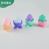 Soporte de Almacenamiento con Forma de Calabaza Gota de Agua de Silicona Estante para Huevos de Belleza Esponja de Maquillaje Plumero Estante Secador de Huevos Belleza