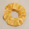 Scrunchies de Cetim Mais Vendidos Transfronteiriços em 70 Cores Sólidas, Elásticos de Cabelo de Alta Elasticidade para Mulheres, Acessórios de Cabelo Atacado