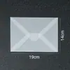 Envelopes de papel glassine transparente fosco de alto valor em estoque convite de cartão postal de casamento retrô armazenamento de envelope translúcido