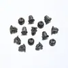 Tapones para Oídos de Silicona con Forma de Bala de Metal, Cierres para Aretes, Accesorios para Joyería DIY, Tapones Anticaída, Tapones para Aretes al por Mayor