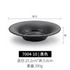 Louça de melamina tigela rasa tigela para macarrão tigela de salada tigela japonesa preta tigela tigela para sopa tigela de arroz plástico comercial