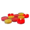 Lâmpada de Manteiga Sem Fumaça da Sorte Tesouro Auspicioso com Impressão de Oito, Candelabro Completo para Buda Changming, Casca Transparente, 12 horas